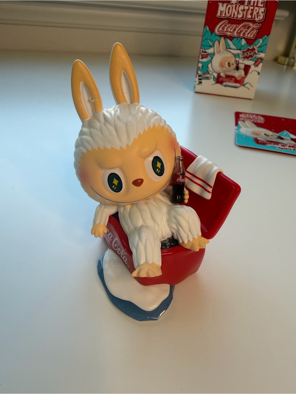 βSOLDβ POP MART The Monsters Coca-Cola Series Figurine Special Sofa - Picture 2 of 7